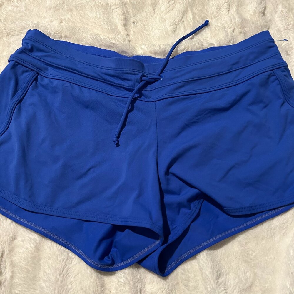 Athleta Royal Blue Athletic Shorts, M